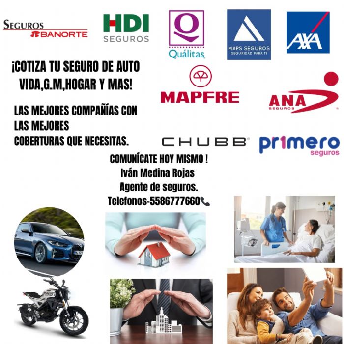 SEGURO DE AUTO,VIDA,GASTOS MEDICOS